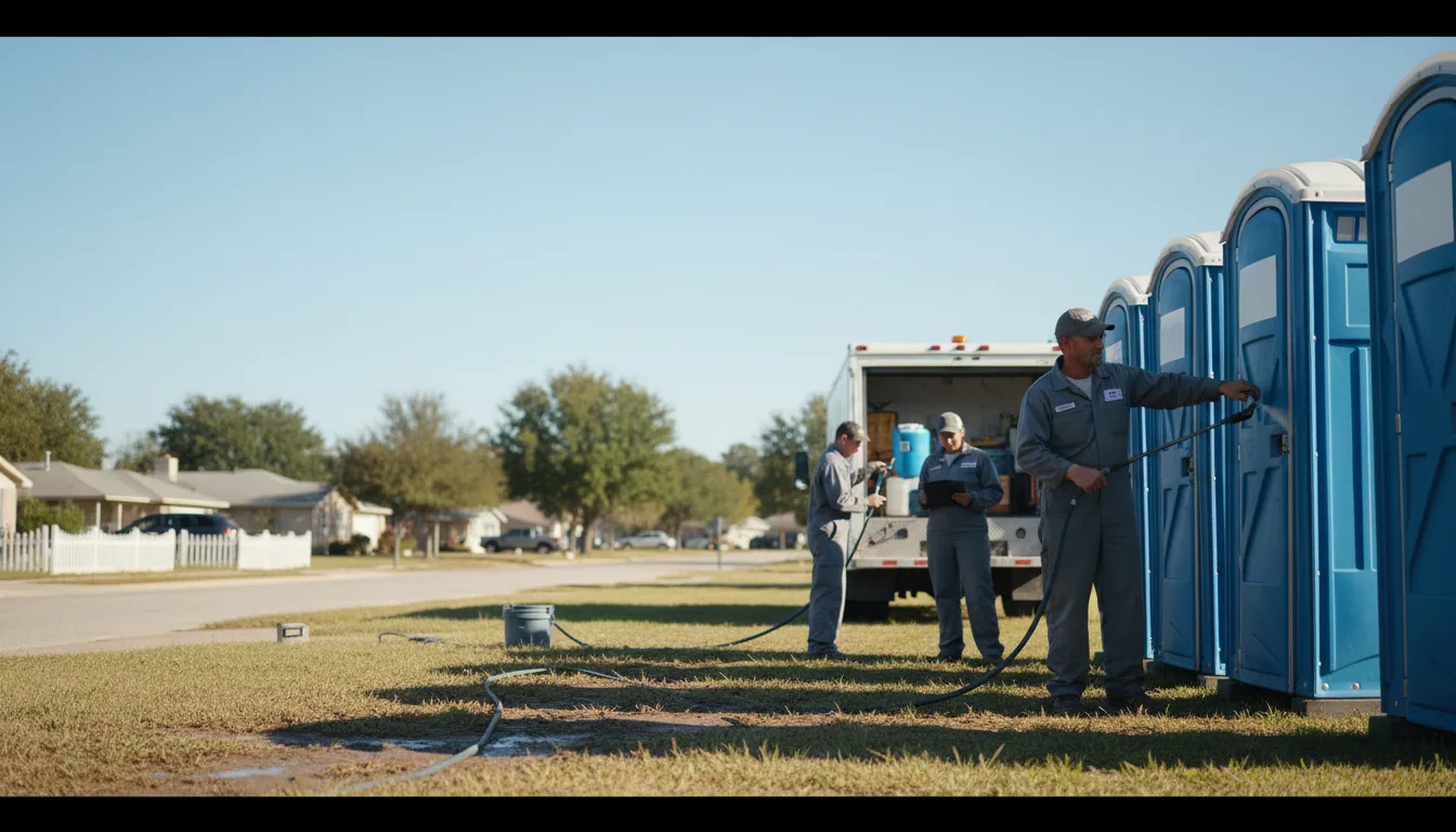 Long-Term Portable Toilet Rental in Lanark, IL near me